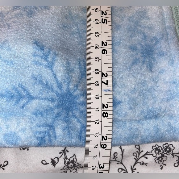 Women’s Vintage hooded full zip mint and blue fleece Jacket with polar bears S/M - Picture 5 of 15